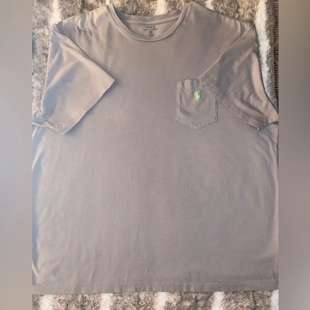 Grey Polo by Ralph Lauren crew neck T-shirt - Picture 1 of 3